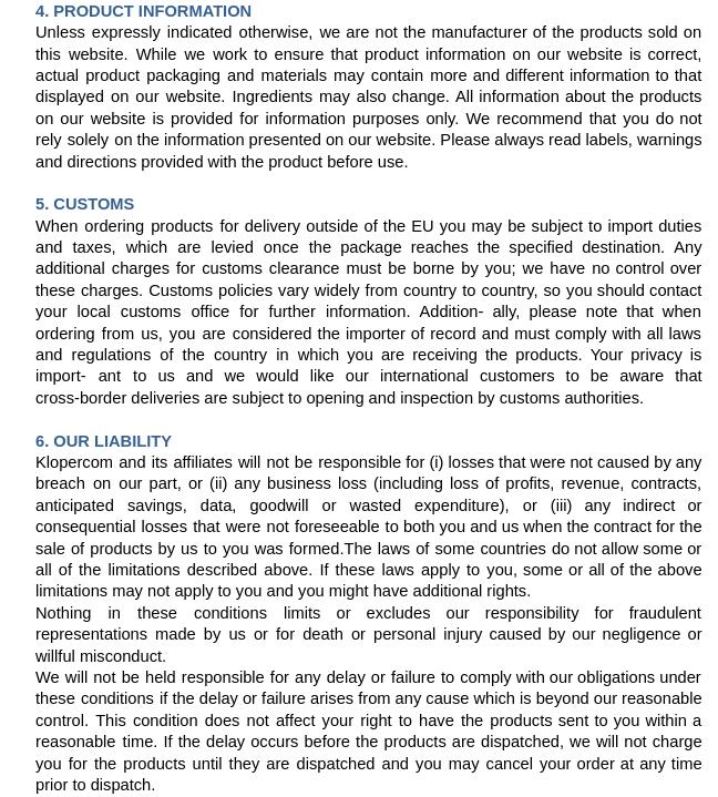 Políticas y condiciones de uso de Veritas — page 15/17