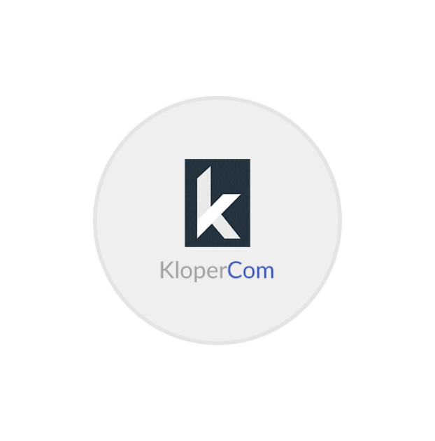 klopercom logotyp